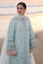 Aqua Mint - Lawn Suit With Chiffon Dupatta | Ready To Wear