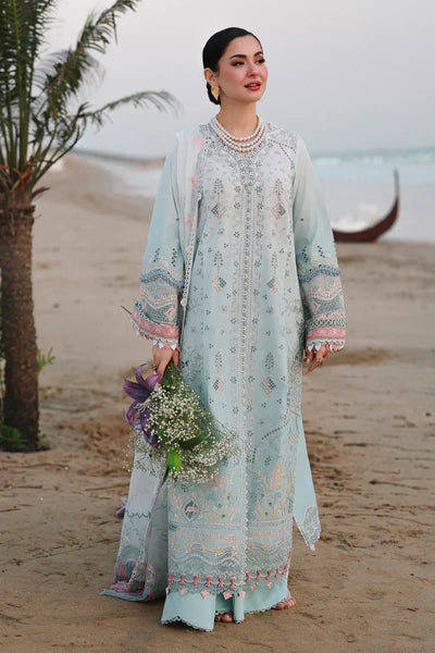 Aqua Mint - Lawn Suit With Chiffon Dupatta | Ready To Wear