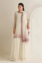 03-Piece Chiffon Suit With Embroidery | Ready To Wear