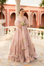 Dusty Rose Lustre - Net Embroidery Maxi | Ready To Wear