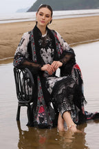 03-Piece Printed Lawn Suit With Chiffon Dupatta | Ready To Wear