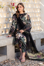 3 Piece Stitched Lawn Suit - Ready To Wear