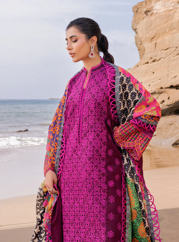 3 Piece Stitched Chikankari Suit - Ready To Wear
