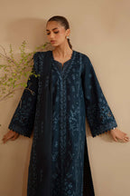 3 Piece Stitched Cotton Fabric Suit - Ready To Wear