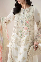 Pearl & Peach Bloom - Chikankari Suit | Ready To Wear