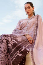 03-Piece Embroidered Printed Chiffon Suit | Ready To Wear