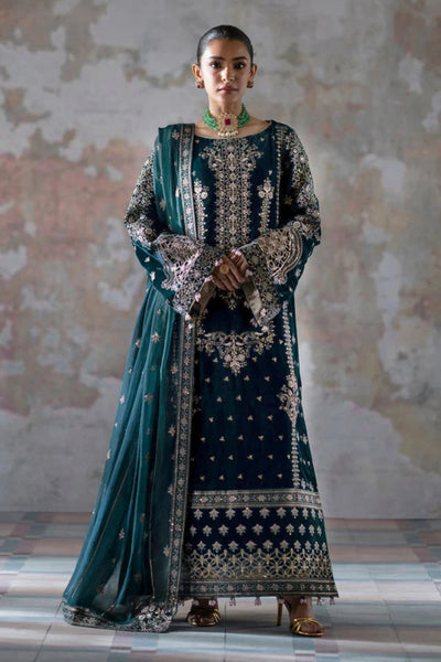 03 Piece Velvet Suit - Ready To Wear