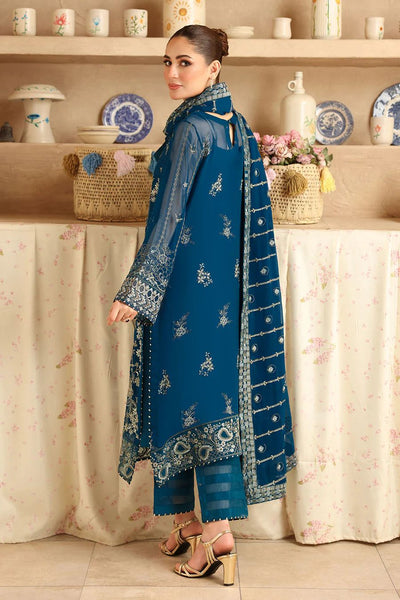 3 Piece Stitched Chiffon Suit - Ready To Wear
