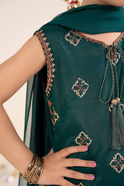 Rich Bottle Green: Embroidered Silk Suit
