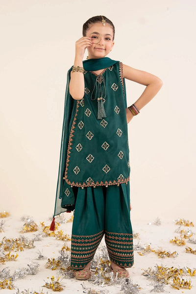 Rich Bottle Green: Embroidered Silk Suit