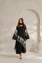 Classic Noir & Ivory Paisley: Lawn Suit