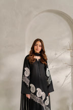 Classic Noir & Ivory Paisley: Lawn Suit