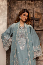 03-Piece Lawn Suit With Embroidery | Ready To Wear
