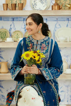 03-Piece Lawn Suit With Embroidery - Ready To Wear