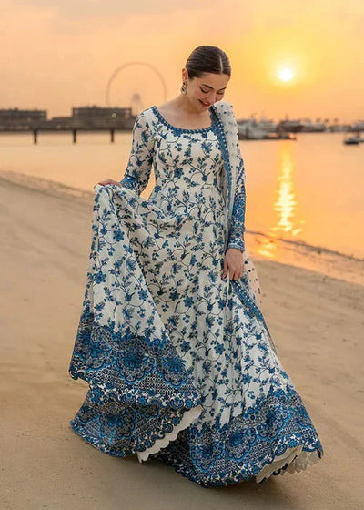 03-Piece Lawn Suit (Maxi Style) - Ready To Wear
