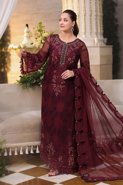 03 Piece Embroidered Suit -Ready To Wear