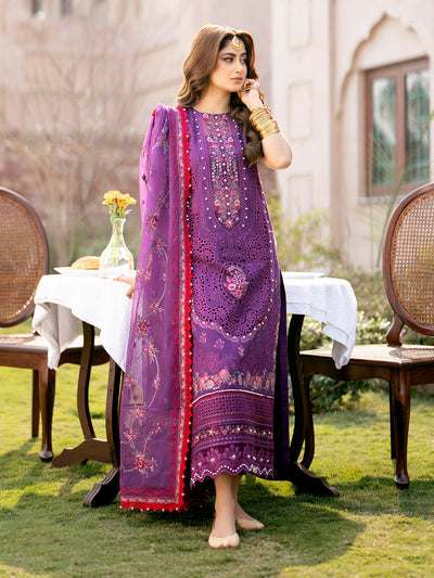 3 Piece Stitched Chikankari Suit - Ready To Wear